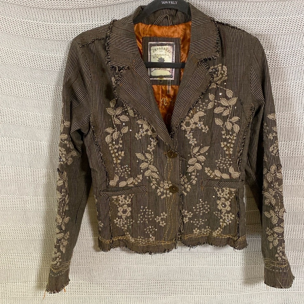 Paparazzi by BIZ Premium Outerwear jacket. Size Small Artsy Boho Unique